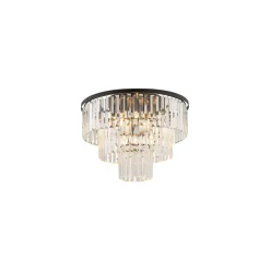 Cristal taklampe M - Svart