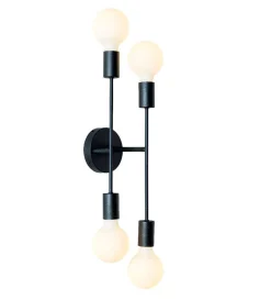 Cross tak/vegglampe 4 lys