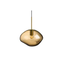 Crystal Stone Ø30 - Kakao / Messing