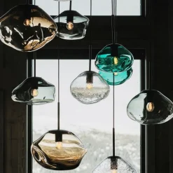 Crystal Stone Ø35 - Oliven / Svart