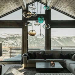 Crystal Stone Ø30 - Oliven / Svart