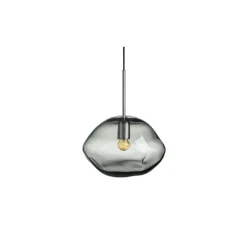 Crystal Stone Ø30 - Røkgrå / Stål