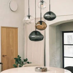 Crystal Stone Ø30 - Røkgrå / Svart