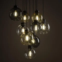 Cubus takpendel 9-lys