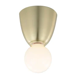 Cup 110 taklampe - Messingfarget