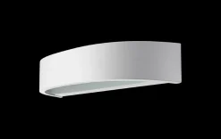 Curve direct vegglampe ned 10W 2700 Kelvin dimbar IP65 - Hvit