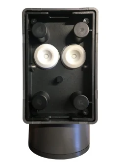 Cylindro vegglampe ned utendørs IP54 - Grafitt grå