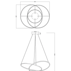Darvin pendellampe 84