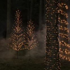 Dekorasjonstre 210 cm med 504 LED amber farget IP44 utendørs