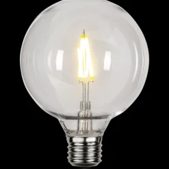 Dekorativ utendørs LED filament E27 95mm 2700K Plast