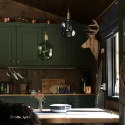 Dekorpære blå 4W dimbar - 175 mm