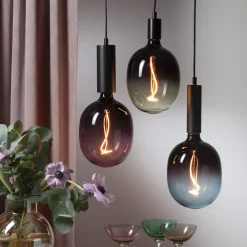 Dekorpære blå 4W dimbar - 175 mm