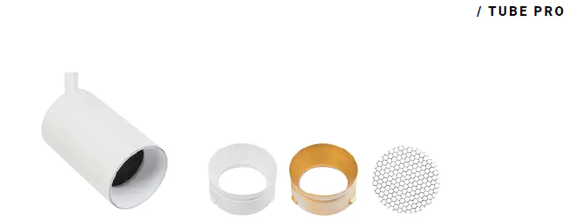 Designline Tube pro enkel spot GU10 - Hvit