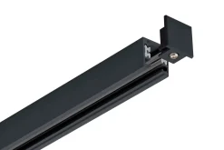 Designline Tube Pro komplett 1.9 meter spotskinne med 5 spotter GU10 - Svart/Messing