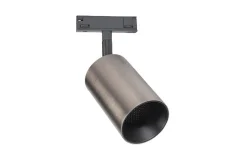 Designline Tube Pro komplett 1 meter spotskinne med 3 spotter GU10 - Svart/Titanium