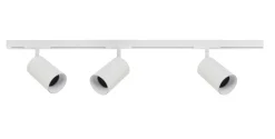Designline Tube Pro komplett 1 meter spotskinne med 3 spotter GU10 - Hvit