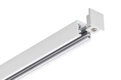 Designline Tube Pro komplett 1 meter spotskinne med 3 spotter GU10 - Hvit