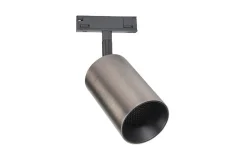 Designline Tube Pro komplett 1.9 meter spotskinne med 3 spotter GU10 - Svart/Titanium