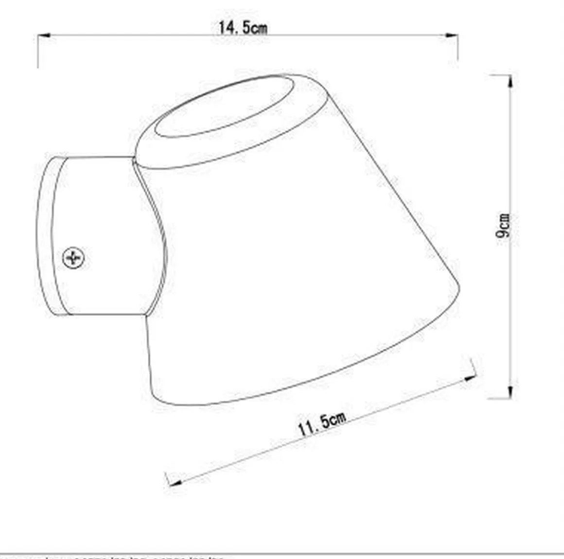 Dingo vegglampe utendørs IP44 GU10