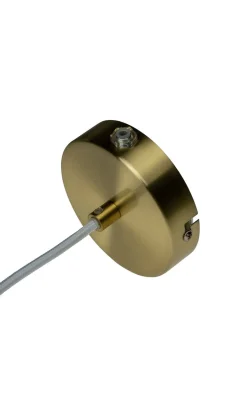 DL39 takpendel - Messing/Opal glass