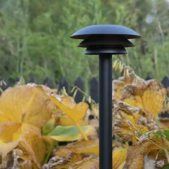 DL20 utendørs stolpe 80 cm IP44 - Svart