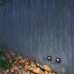 Downunder S innfelt vegglampe utendørs 1,7W 3000 Kelvin IP55