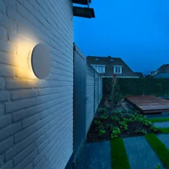 D-ring 25 cm vegglampe utendørs 15W 2700/3000 kelvin IP65 - dimbar