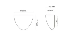 Duo vegglampe 10W 3000 Kelvin IP20 - Dimbar