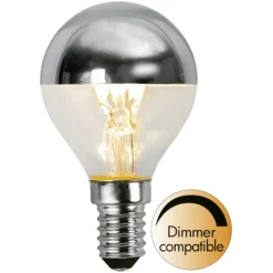 E14 Lyspære med krom topp 3,5W