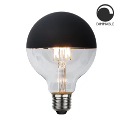E27 Lyspære med Svart topp 2,8W