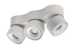 Easy W3100 Triple takspot 3x10W 2700K Dimbar - Hvit