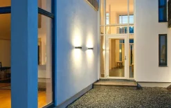 Edge vegglampe opp/ned 10W 3000 Kelvin dimbar IP65 - Svart