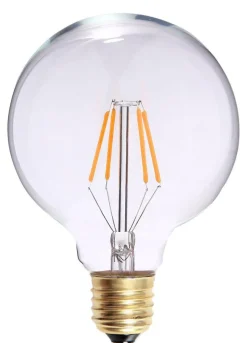 Edison globe klar filament E27 6W LED 95mm - 3 step dim
