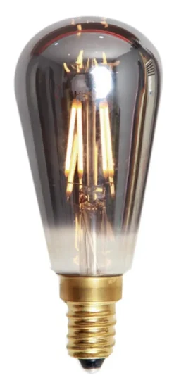 Edison lanterne mini dimbar led e14 - Smoke