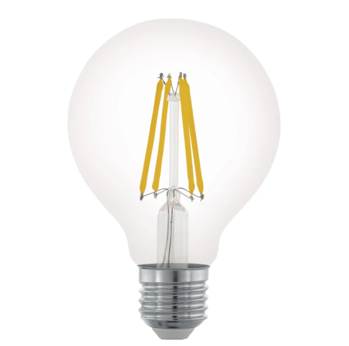 Eglo E27 Filament LED 6W 2700K 80 mm dimbar- Klar