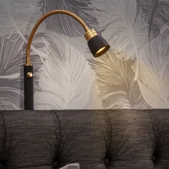 Eketorp vegglampe 1 lys