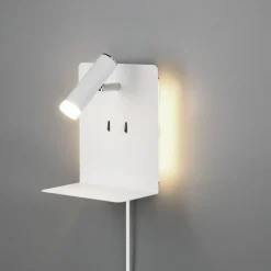 Element vegglampe - Hvit