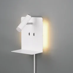 Element vegglampe - Hvit