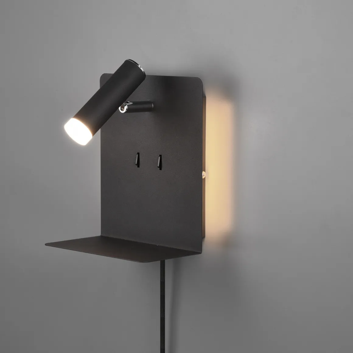 Element vegglampe - Svart