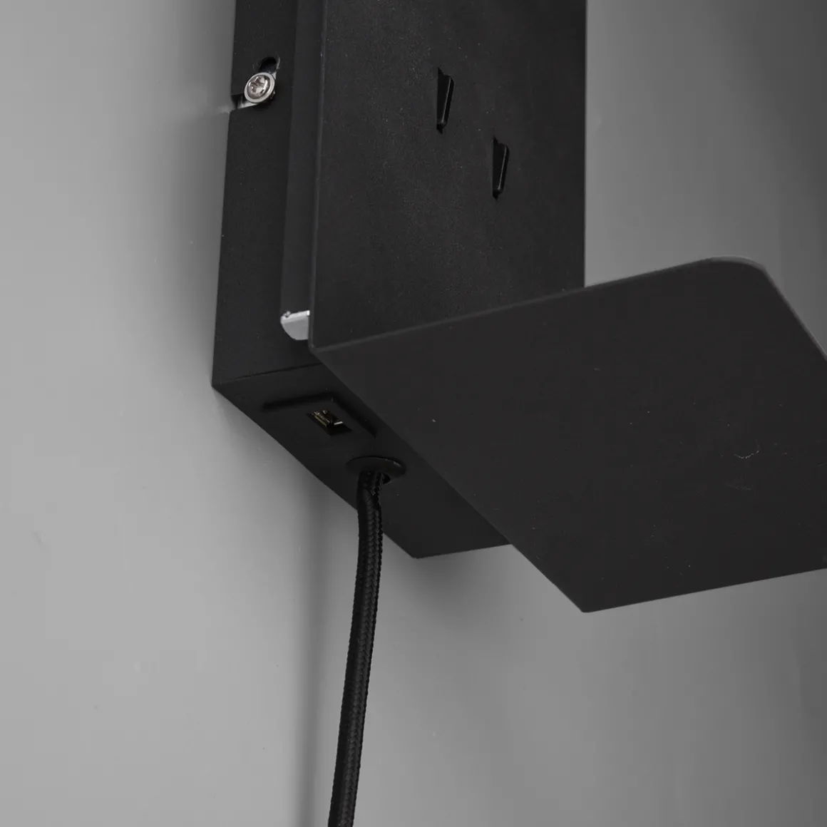 Element vegglampe - Svart