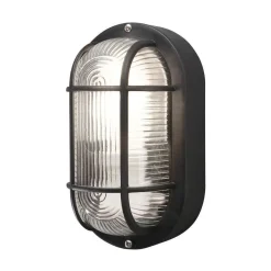 Elmas vegglampe utendørs IP44 - Svart