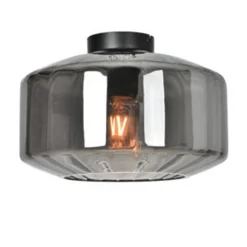 Emilie taklampe 30 cm - Røykfarget