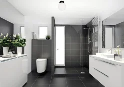 Emrik taklampe - Svart/Opal