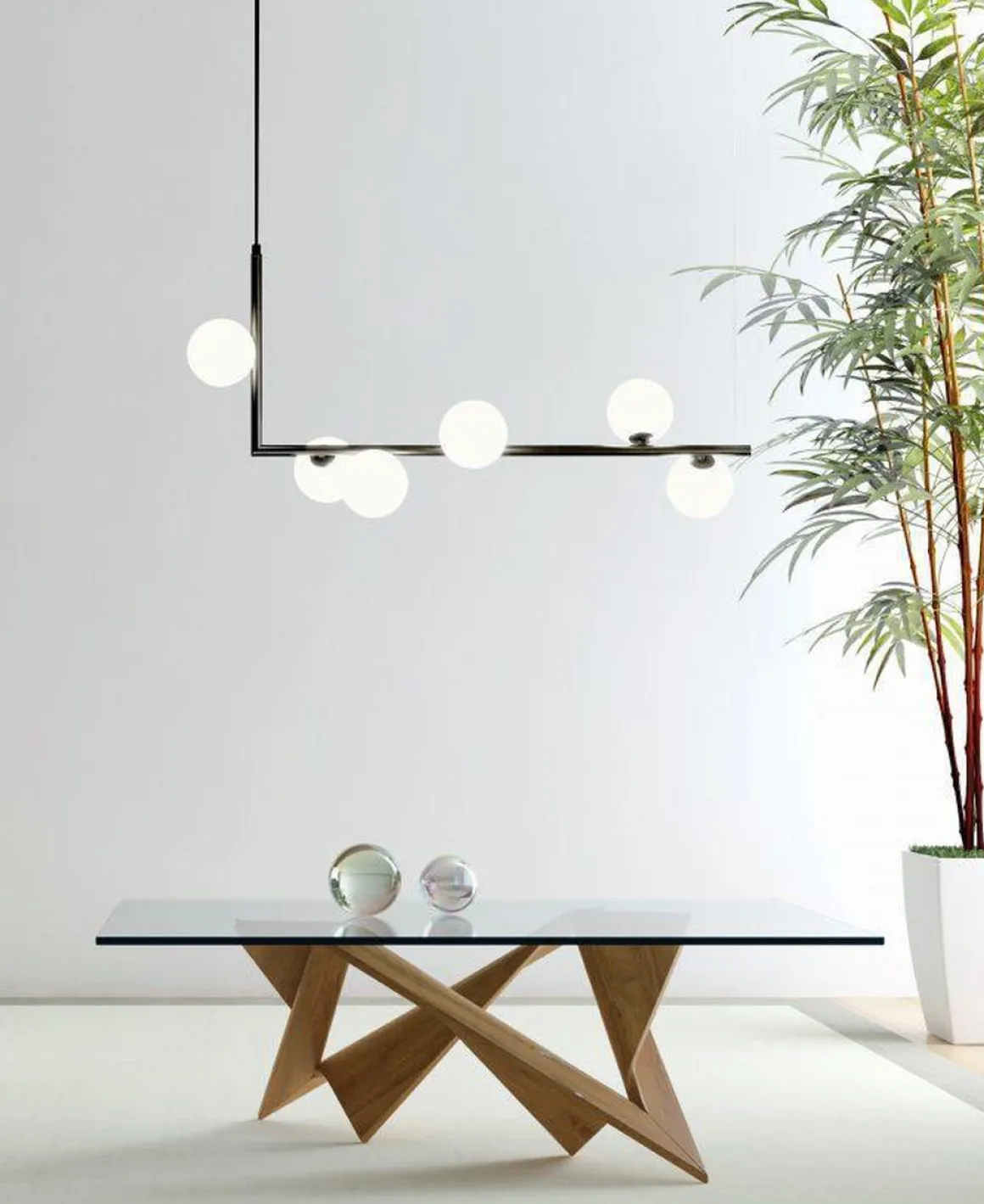 Emrik takpendel - Svart/Hvit