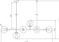 Emrik takpendel uten kupler - Messing