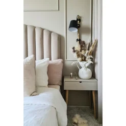 Espresso vegglampe - Svart/tre