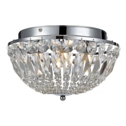 Estelle baderomslampe - Krom