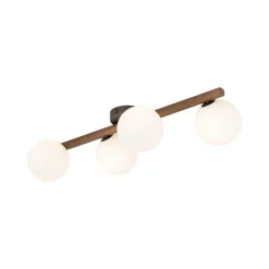 Estera wood taklampe 4-lys
