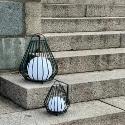 Evesham utendørs lanterne oppladbar liten