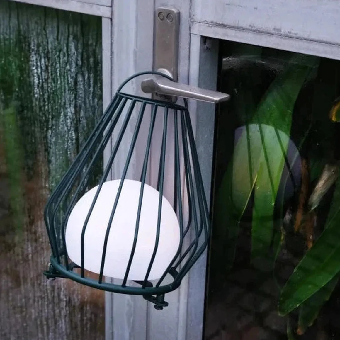 Evesham utendørs lanterne oppladbar liten